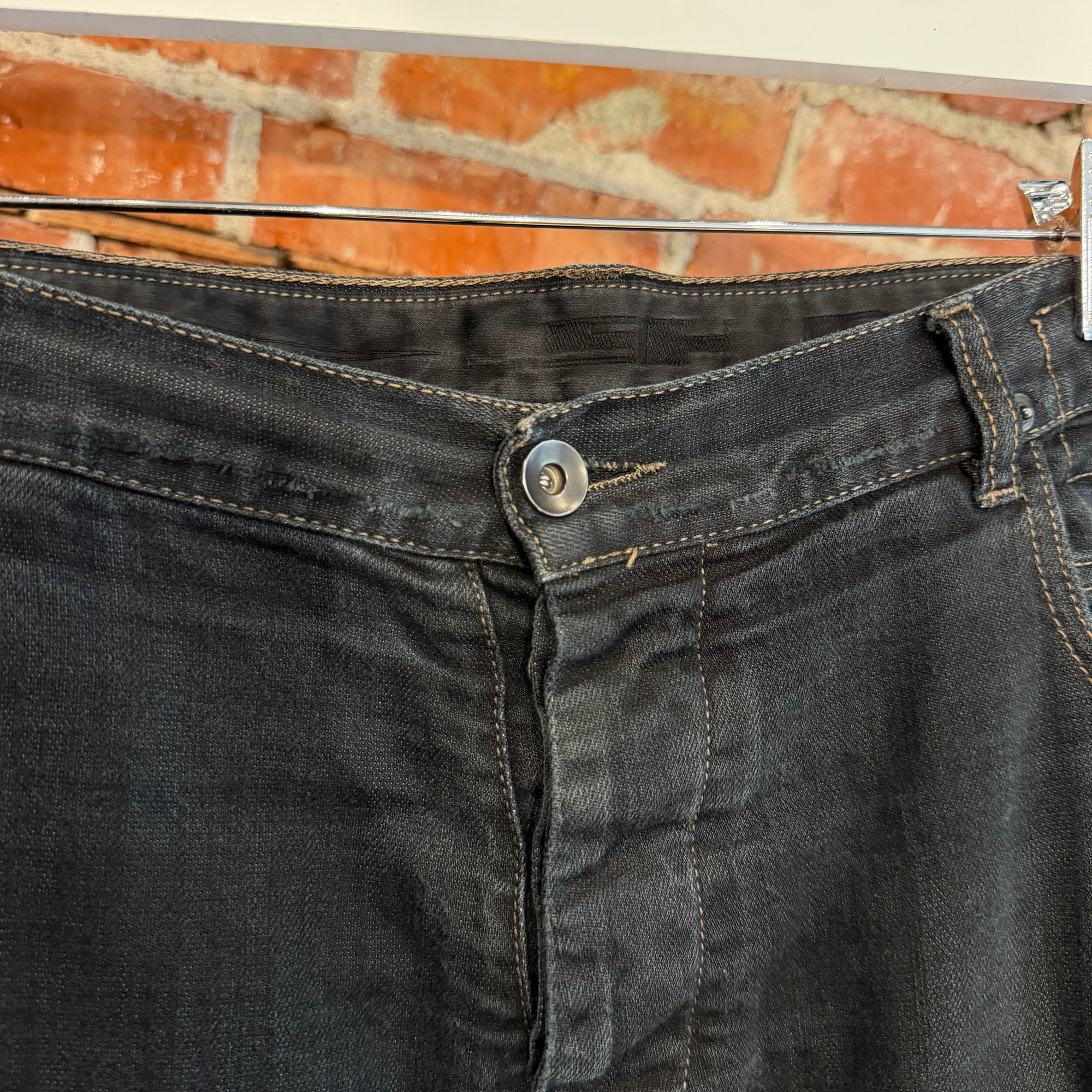 RICK OWENS FW07 EXPLODER DRKSDHW DETROIT DENIM ‘BLACK’