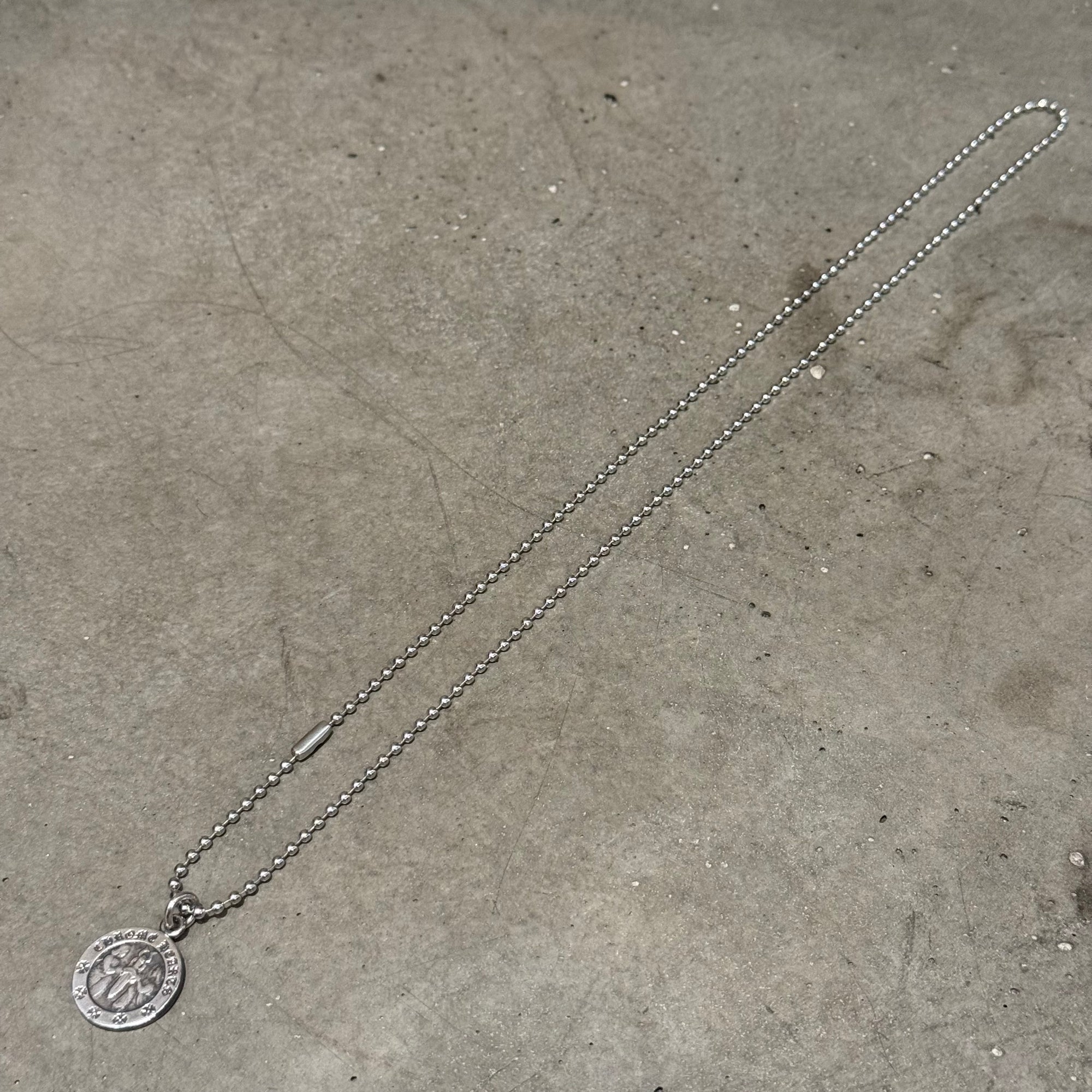 CHROME HEARTS ANGEL MEDALLION NECKLACE ‘SILVER’
