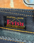EVISU LOT 2000 DIACOCK PRINT DENIM 'INDIGO/BLACK'