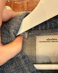 VISVIM WASHED DMG 101 DENIM JACKET ‘BLUE’