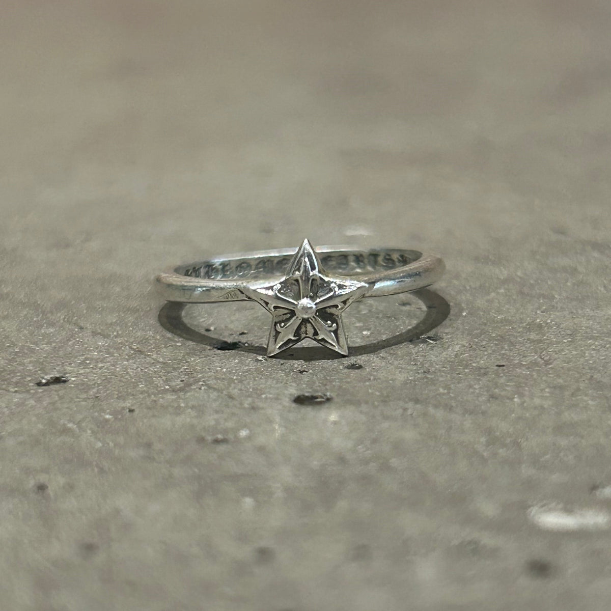 CHROME HEARTS STAR BUBBLEGUM RING ‘SILVER’