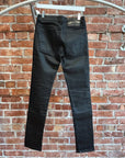 NAKED & FAMOUS SUPER SKINNY GUY WAXED DENIM ‘BLACK’