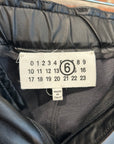MAISON MARGIELA MM6 BAGGY LEATHER PANTS ‘BLACK’