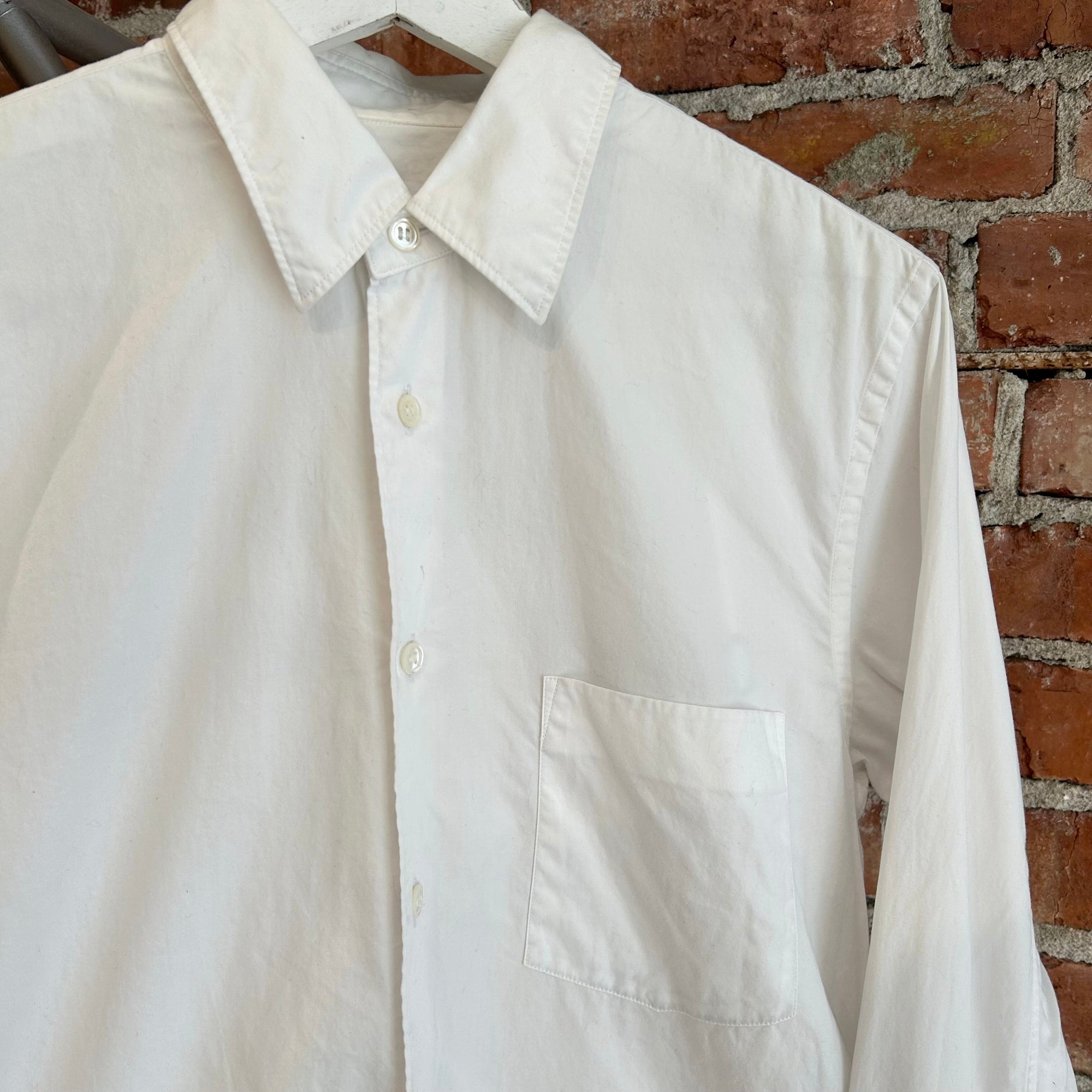 COMME DES GARÇONS 1986 ETE STAFF SHIRT ‘WHITE’
