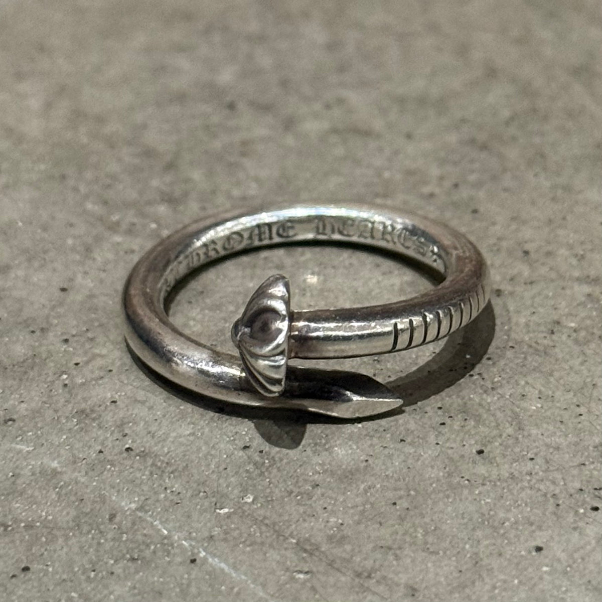 CHROME HEARTS NAIL RING ‘SILVER’