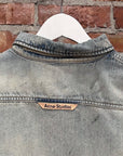 ACNE STUDIOS WASHED PAINTER DENIM SHIRT ‘BLUE’