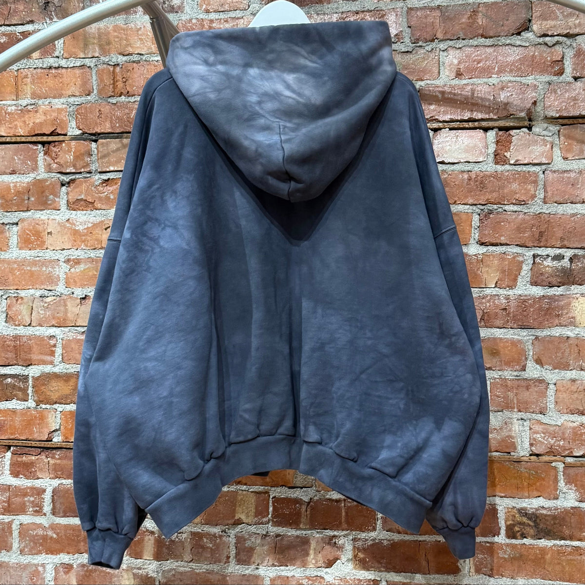 BALENCIAGA SS23 ADIDAS TREFOIL HOODIE ‘VINTAGE BLUE’