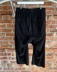 RICK OWENS CARGO CROPPED PANTS ‘BLACK’