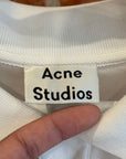ACNE STUDIOS FALCO FACE POLO ‘WHITE’