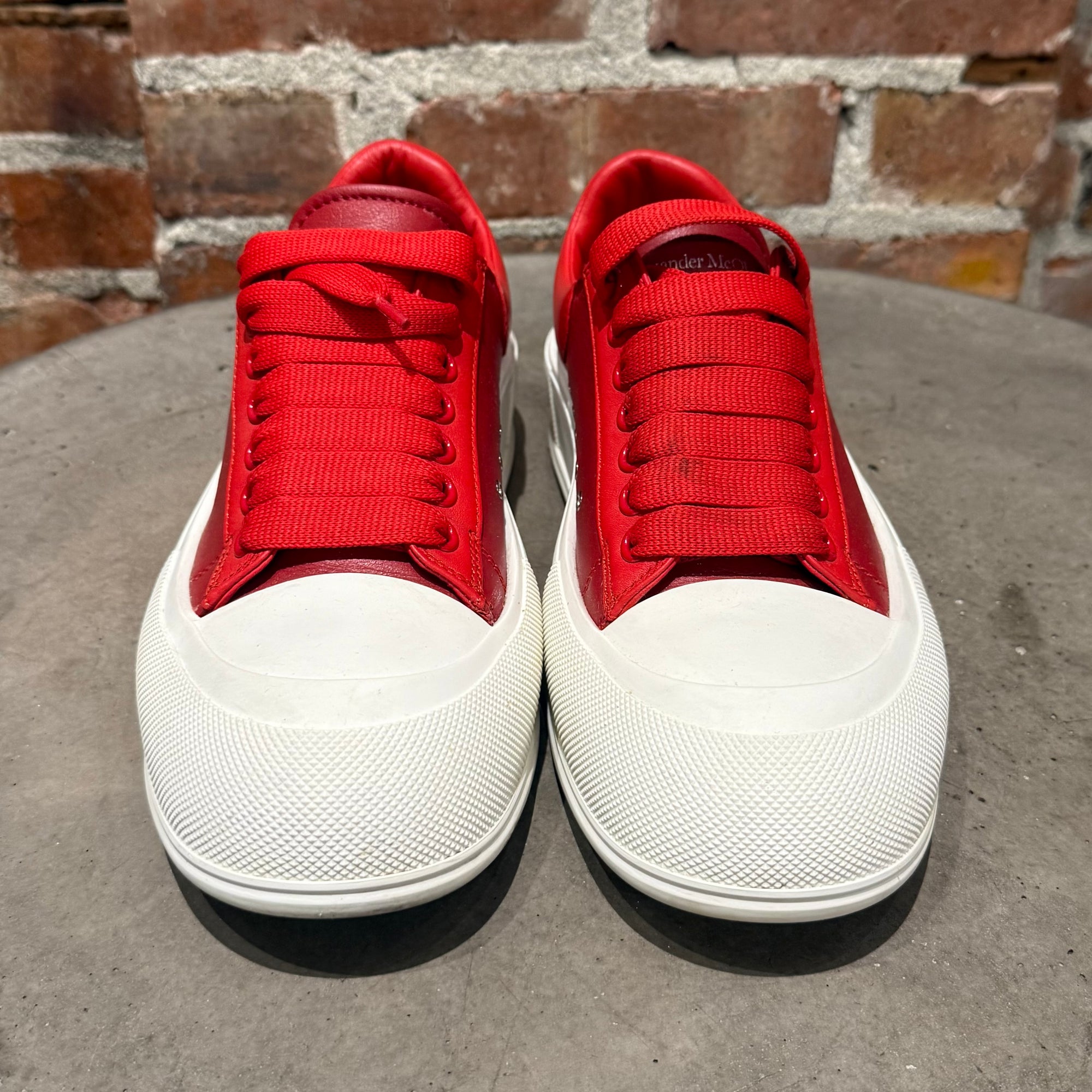 ALEXANDER MCQUEEN DECK SNEAKERS ‘RED’