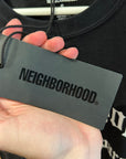 NEIGHBORHOOD TECHNICAL APPAREL OLD ENGLISH TEE ‘BLACK’
