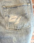 OUR LEGACY TROMPE PRINT THIRD CUT DIGITAL DENIM ‘LIGHT BLUE’