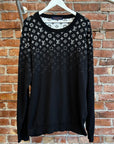 LOUIS VUITTON GRADIENT MONOGRAM KNIT SWEATER ‘BLACK’