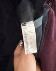 GU X UNDERCOVER KOSMIK NOISE VARSITY JACKET ‘BLACK/MAROON’