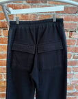 RICK OWENS DRKSHDW PANELED PUSHER SWEATPANTS (XS) ‘BLACK’