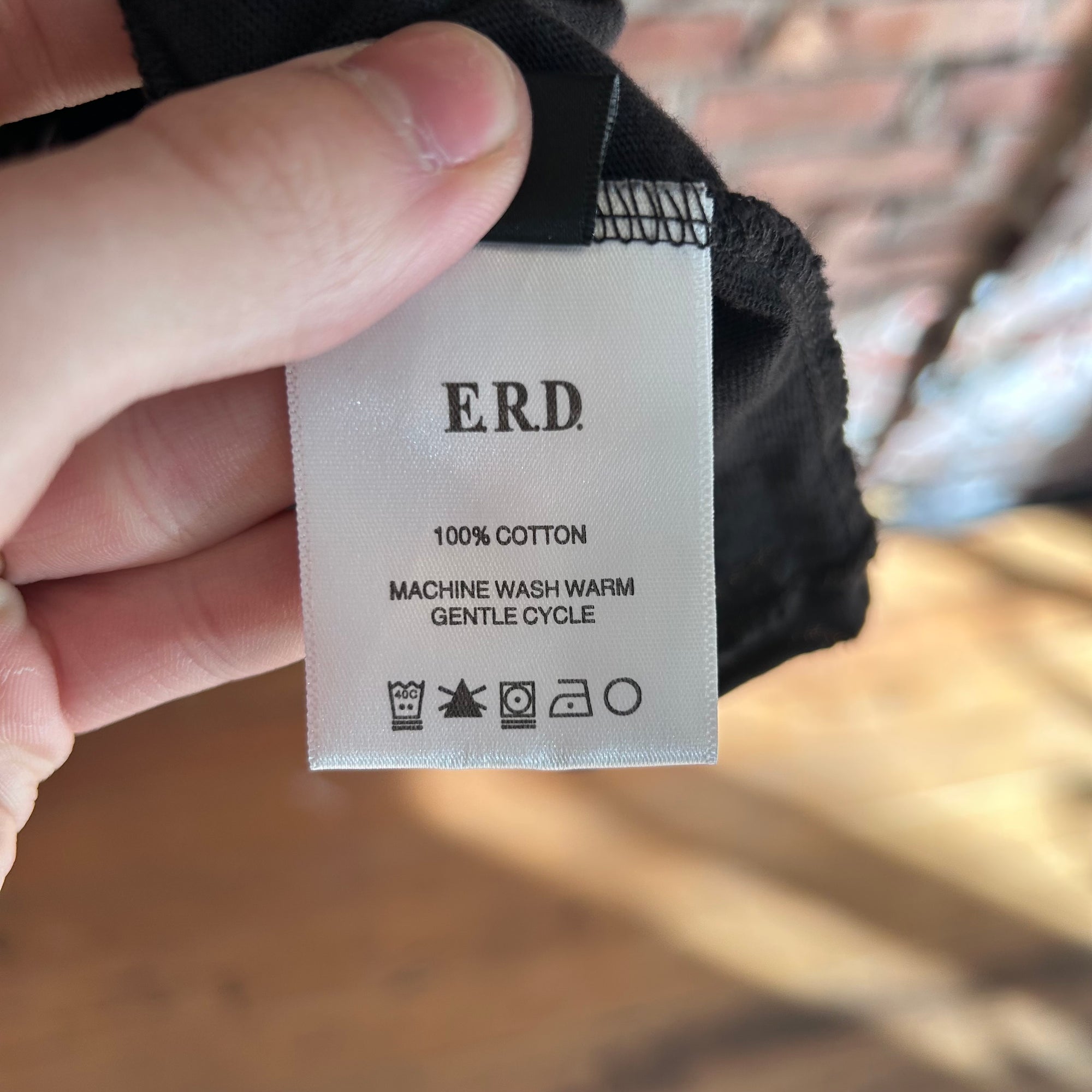 ENFANTES RICHES DÉPRIMÉS DISTRESSED LOGO TEE ‘BLACK’