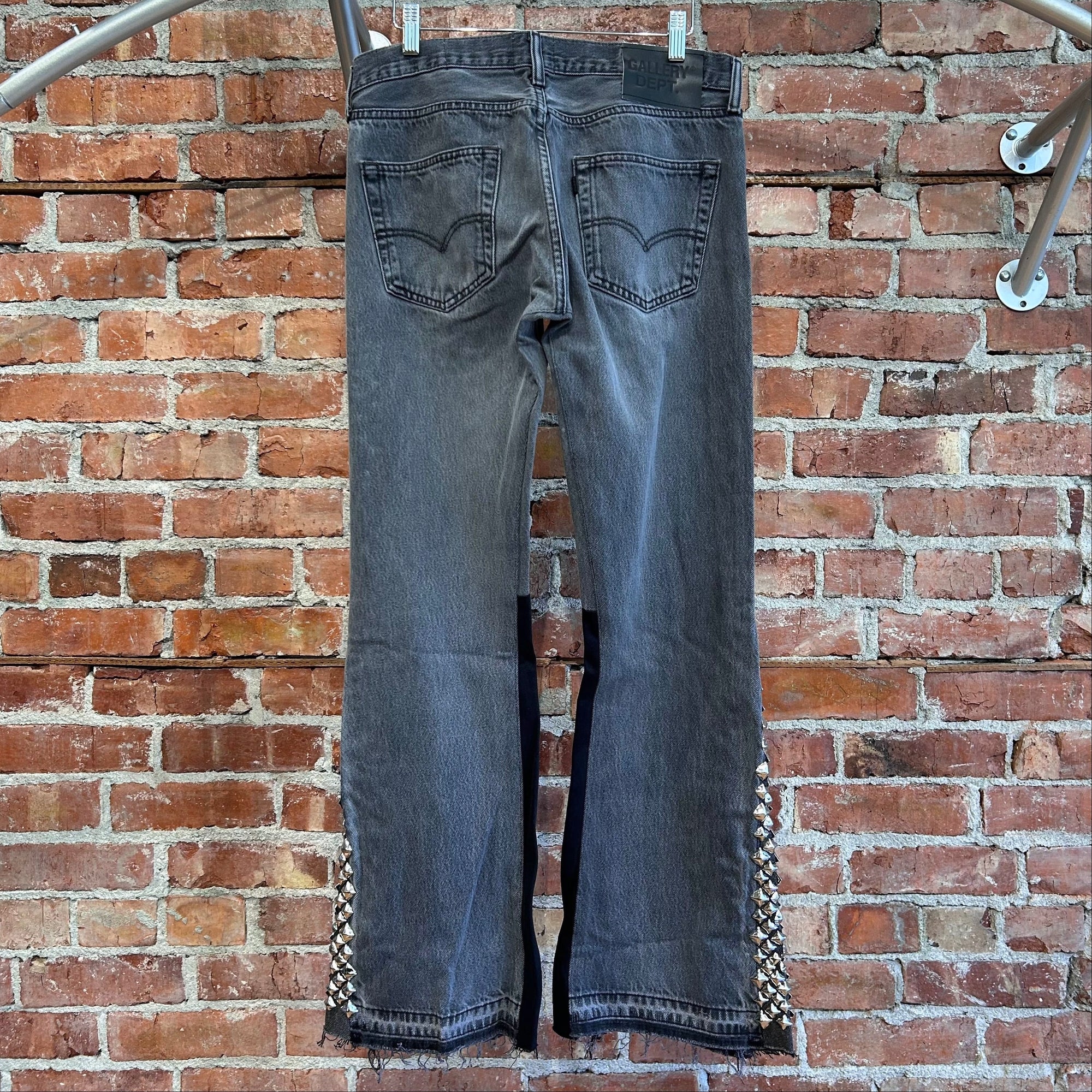 GALLERY DEPT. STUDDED LA FLARE DENIM ‘VINTAGE BLACK’