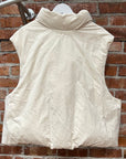 HYEIN SEO REVERSIBLE PADDED PUFFER VEST ‘CREAM’