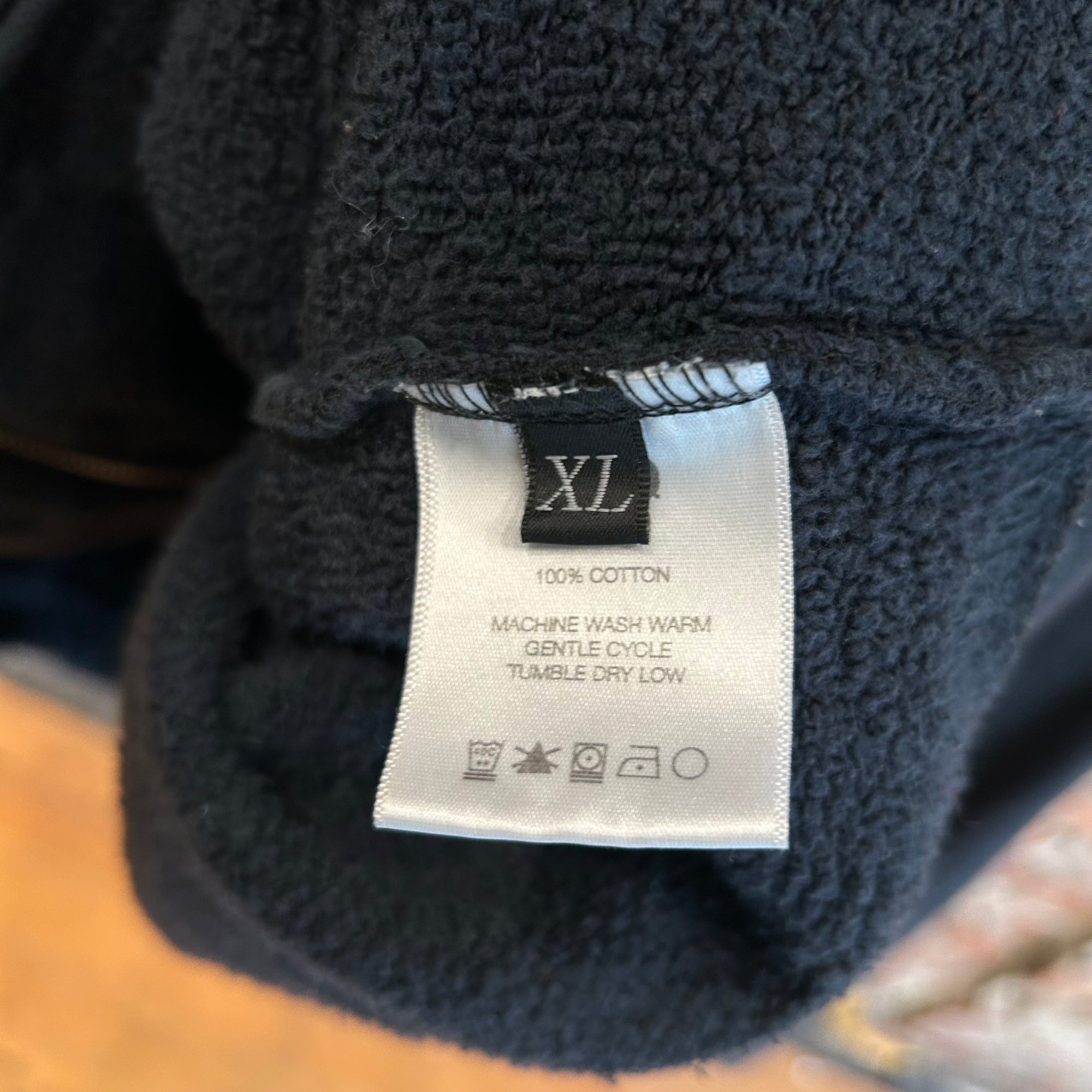 ENFANTS RICHES DEPRIMES FW24 COLUMBINE GOD ZIP HOODIE ‘BLACK/NAVY’