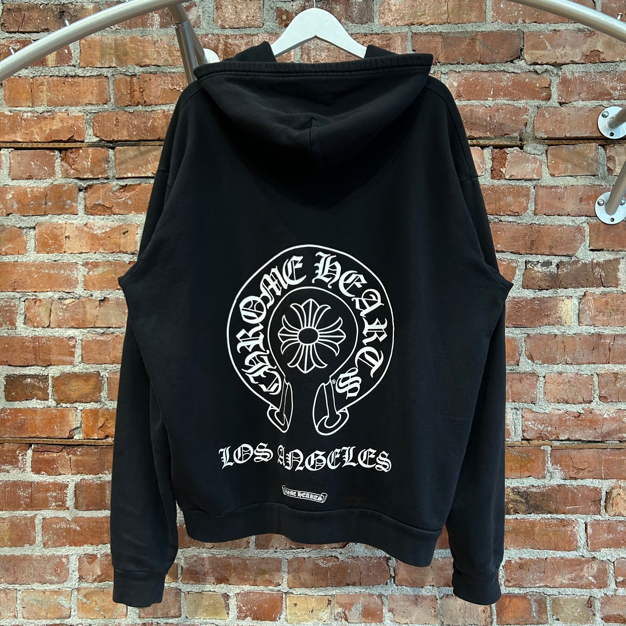 CHROME HEARTS LA EXCLUSIVE HORSESHOE ZIP HOODIE ‘BLACK’