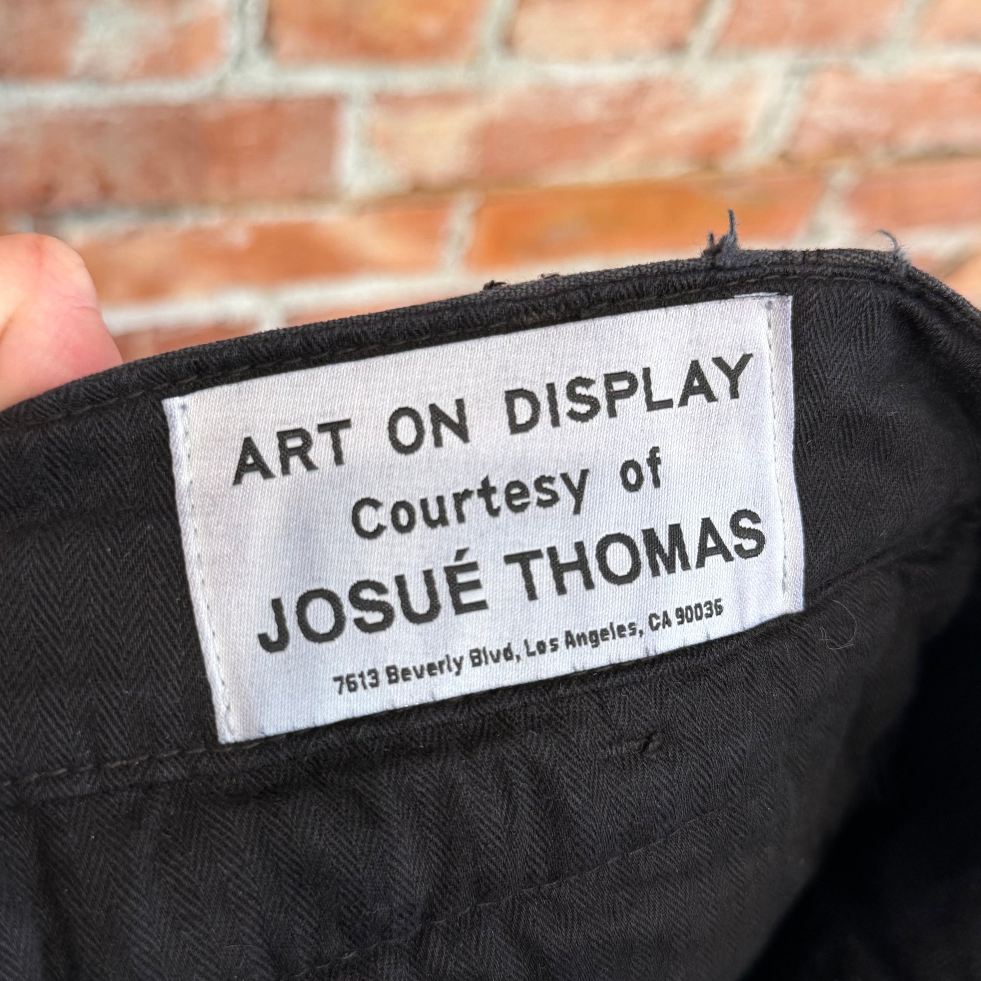GALLERY DEPT. DISTRESSED PROGRAMMER CARGO PANTS ‘BLACK’