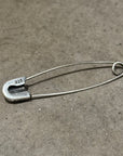 CHROME HEARTS 2” LARGE SAFETY PIN ‘SILVER’