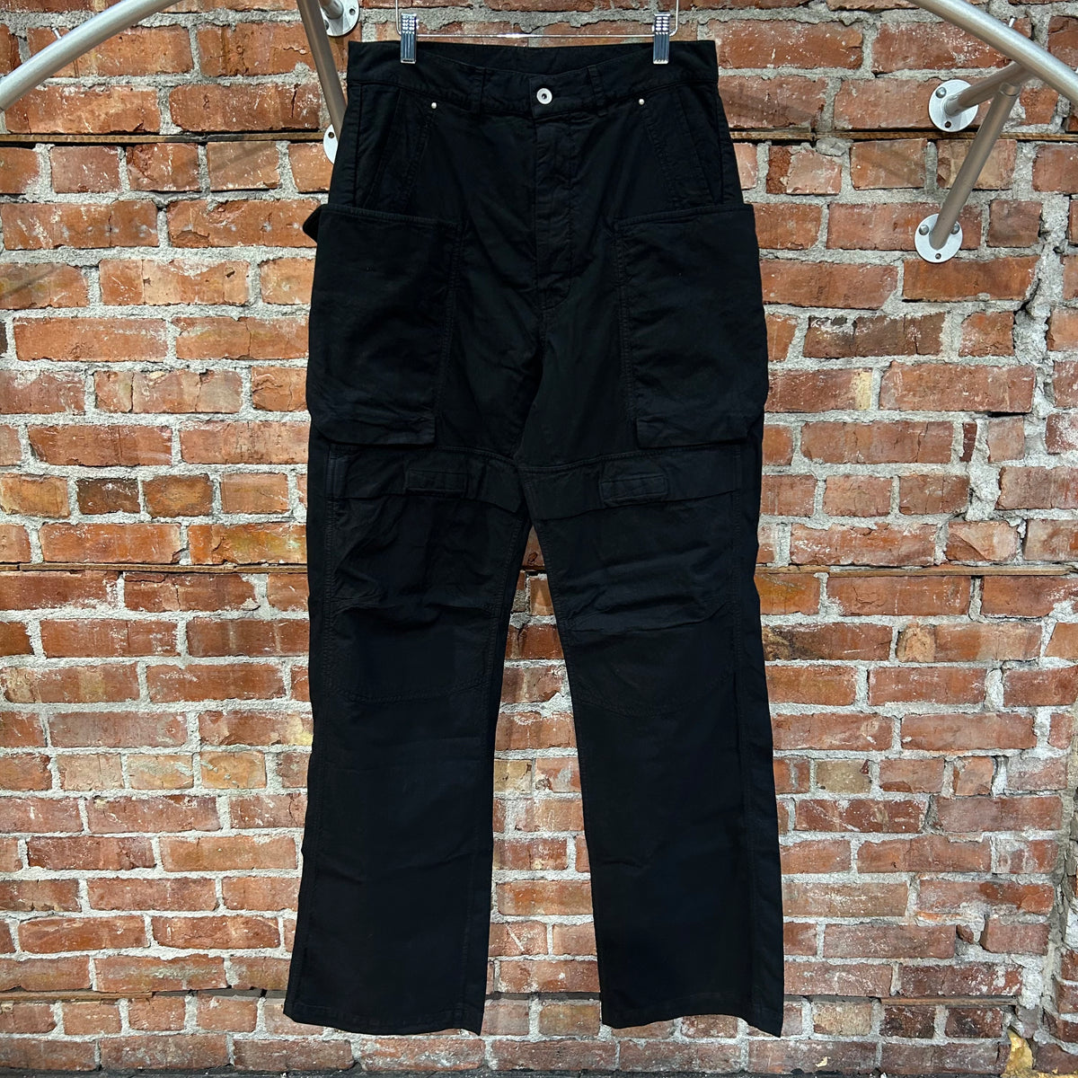 RICK OWENS FW25 CONCORDIANS DRKSHDW STEFAN CARGO PANTS ‘BLACK’