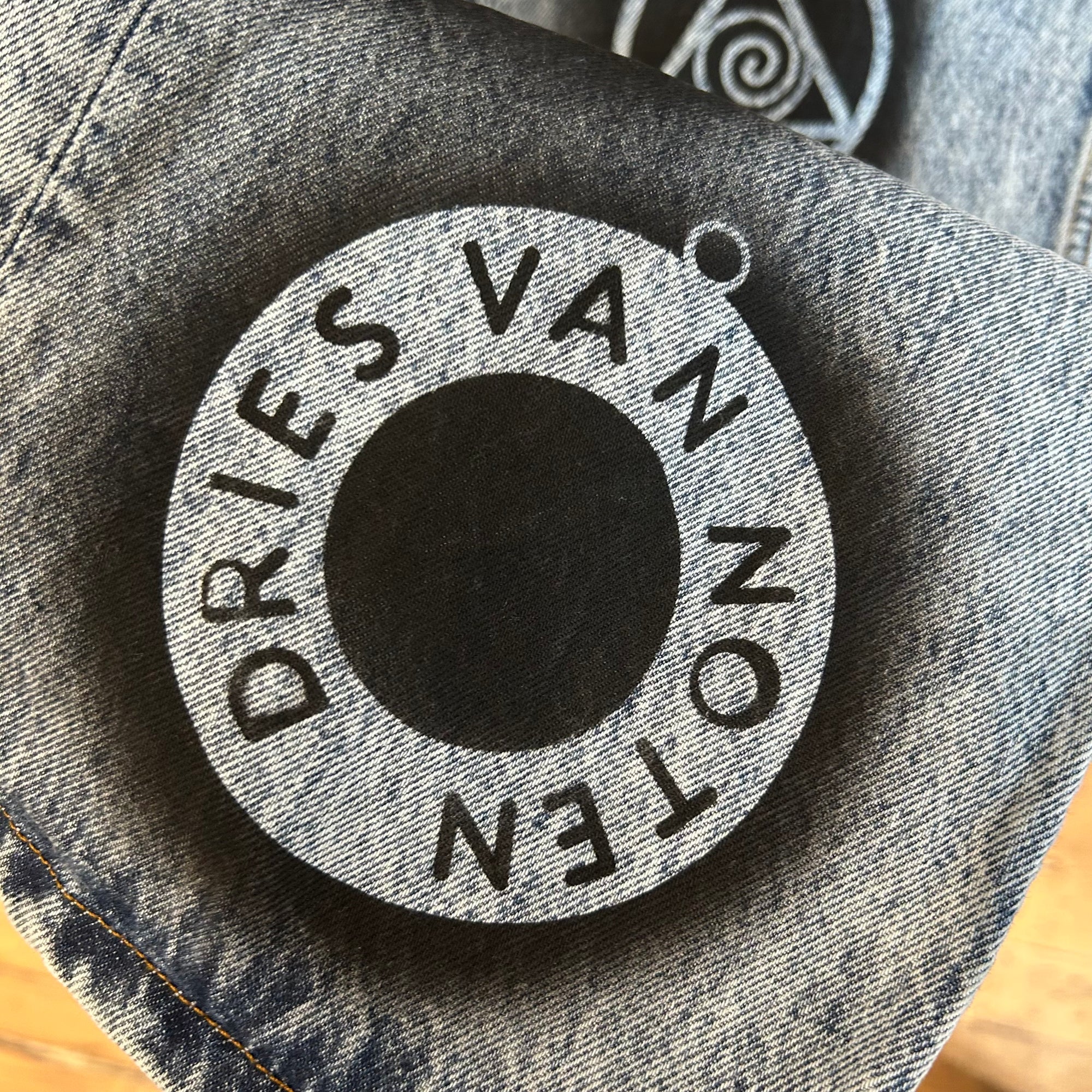 STUSSY X DRIES VAN NOTEN STENCIL DENIM ‘BLUE’