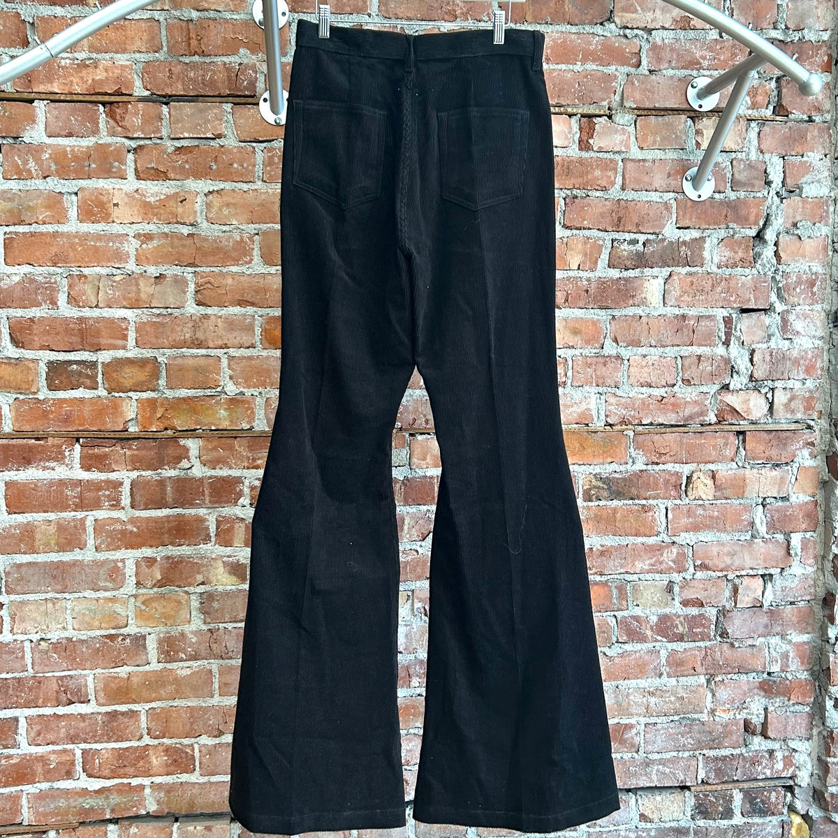 RICK OWENS FW25 CONCORDIAN CORDUROY BOLAN BOOTCUT PANTS ‘BLACK’