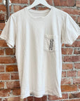 CHROME HEARTS CEMETERY CROSS POCKET TEE ‘WHITE’
