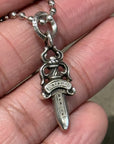 CHROME HEARTS NO. 5 DAGGER NECKLACE ‘SILVER’