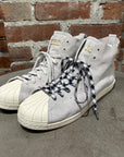 WALES BONNER X ADIDAS SUEDE SUPERSTAR HIGH SNEAKERS ‘GREY’