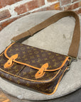 LOUIS VUITTON VINTAGE MONOGRAM SIDE BAG ‘BROWN’