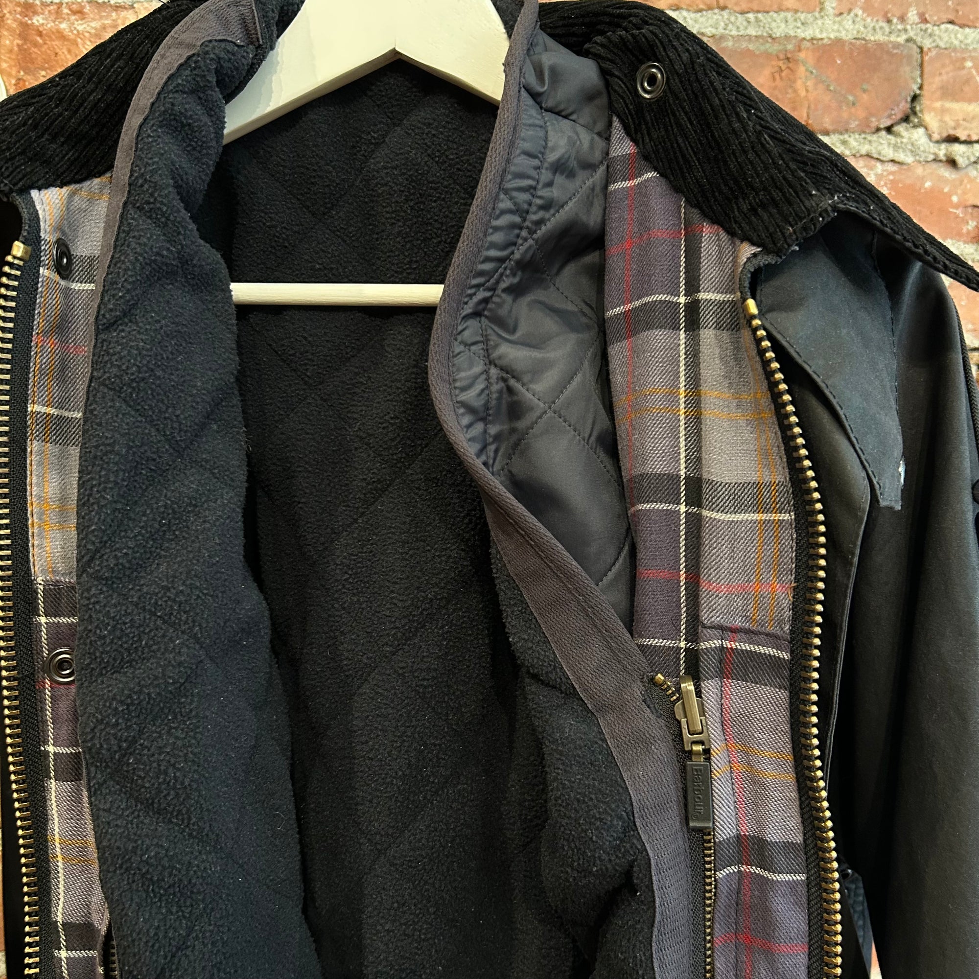 BARBOUR WAXED BEDALE JACKET ‘BLACK’