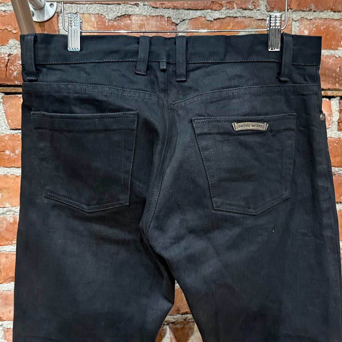 CHROME HEARTS 5 POCKET JAPANESE SELVEDGE DENIM ‘BLACK’