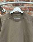 RICK OWENS SS25 HOLLYWOOD DRKSHDW WALRUS CUT TEE ‘DUST’