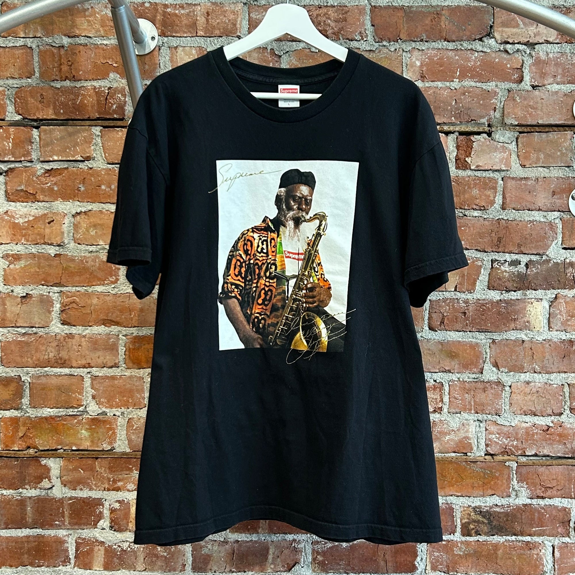 SUPREME PHARAOH SANDERS PHOTO TEE ‘BLACK’