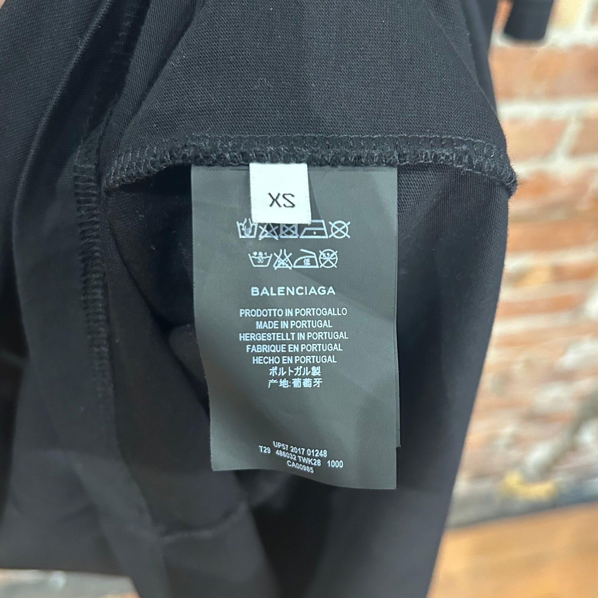 BALENCIAGA SS17 CAMPAIGN TEE ‘BLACK’