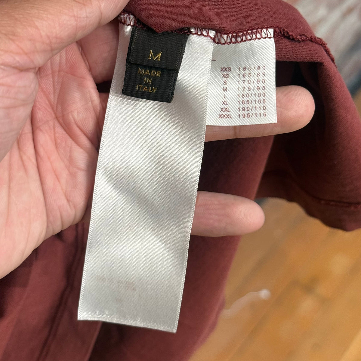 LOUIS VUITTON OVERDED SCRIPT TEE ‘RUST’