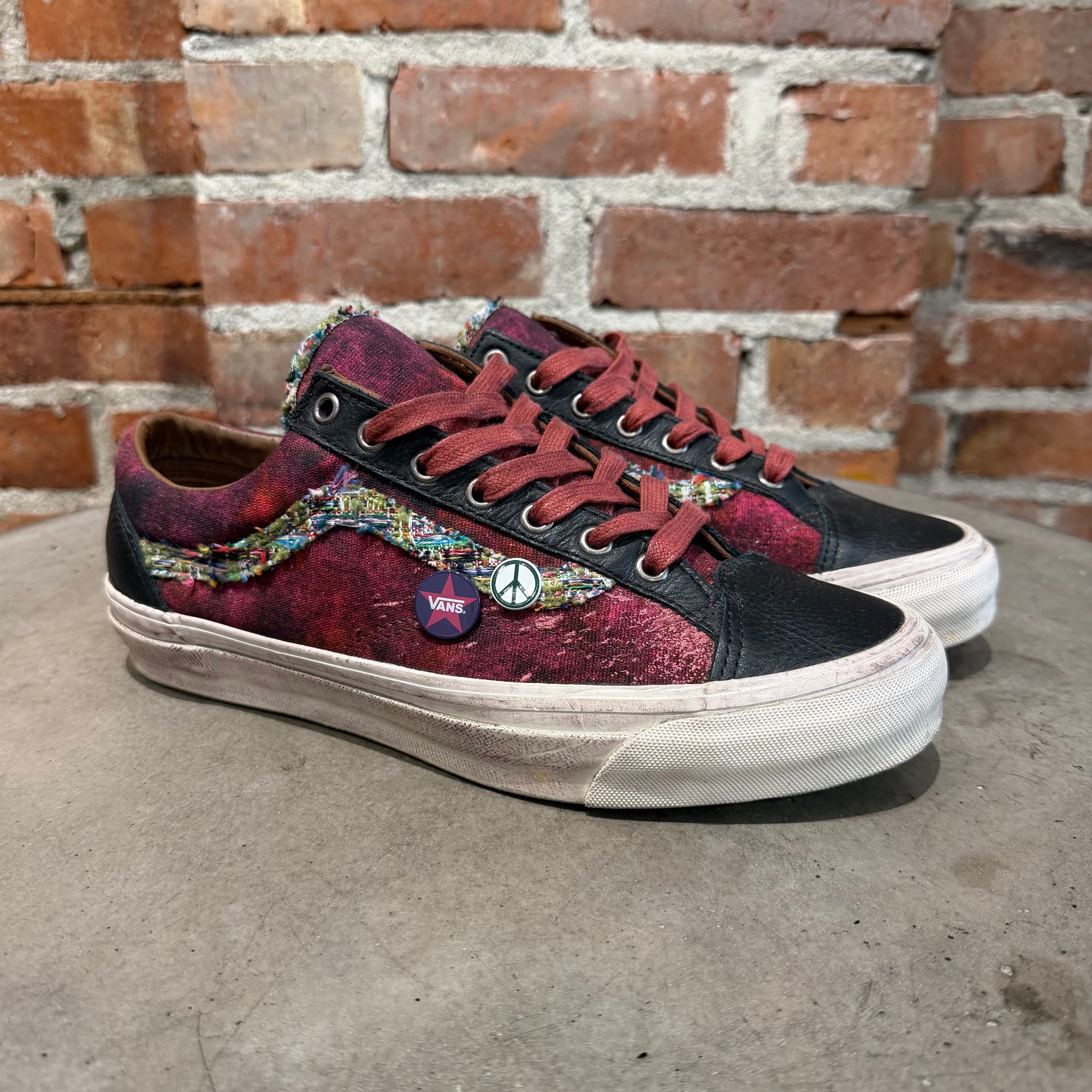 VANS PREMIUM LX 36 SOUVENIR OLDSKOOL SNEAKERS ‘BURGUNDY’
