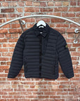 STONE ISLAND COLLARED PUFFER JACKET ‘BLACK’