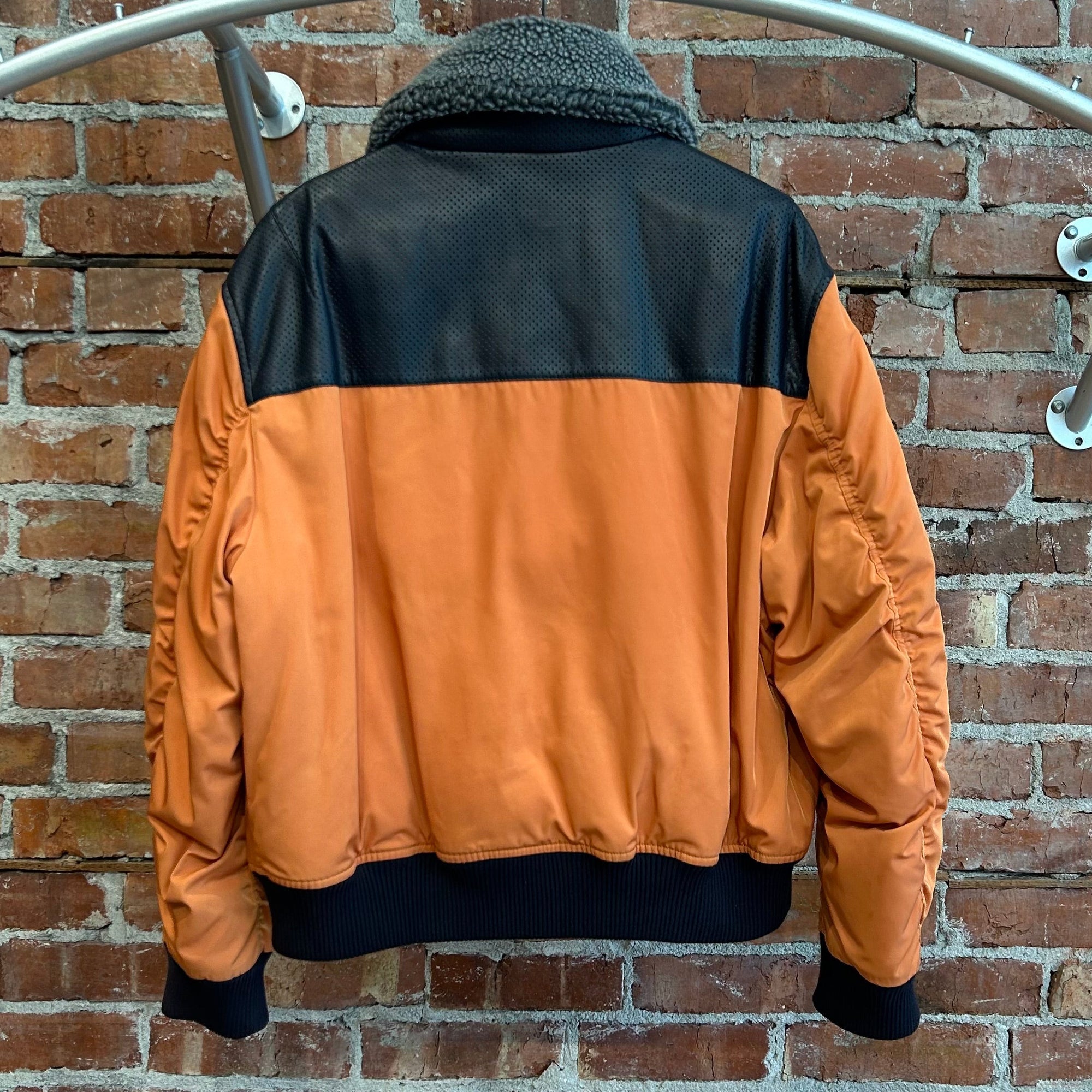 GOSHA PACCBET COLOR BLOCK BOMBER JACKET ‘ORANGE’
