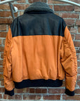 GOSHA PACCBET COLOR BLOCK BOMBER JACKET ‘ORANGE’