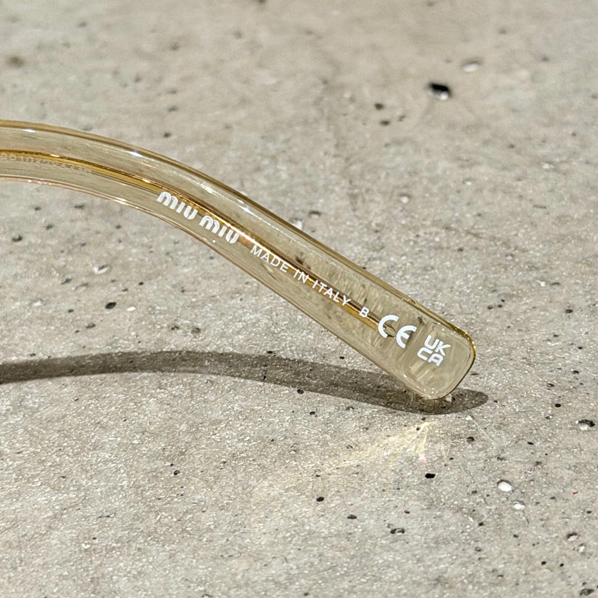 MIU MIU 06XV GLASSES ‘SAND CLEAR’