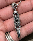 DEAL DESIGN LONG BILLET NECKLACE ‘SILVER’