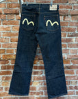 EVISU LOT 2017 FLARED DENIM 'INDIGO/IVORY'