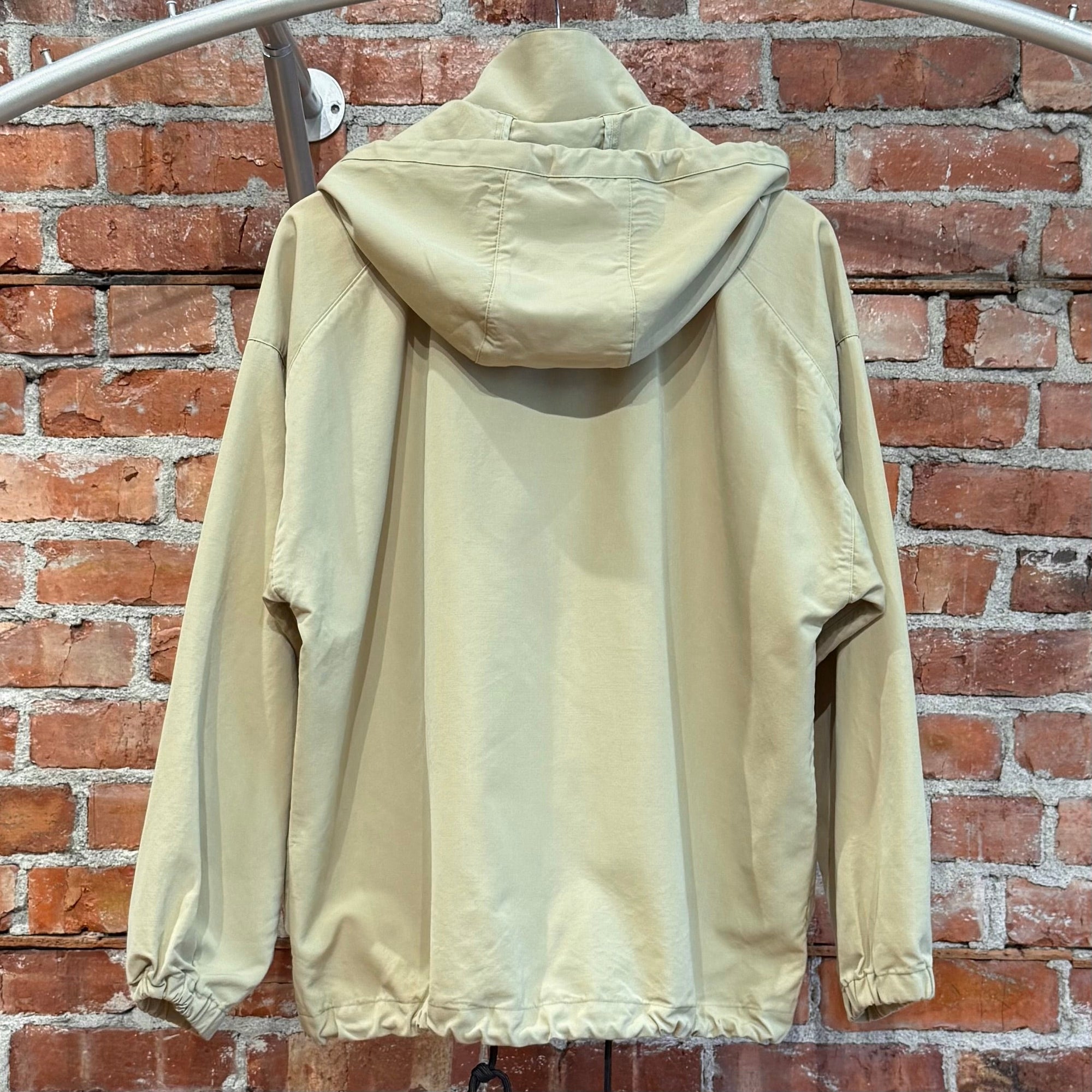 AURALEE WOOL MAX CANVAS HOODED JACKET ‘KHAKI’