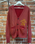 HYSTERIC GLAMOUR COLLEGIATE PREP CARDIGAN ‘RED’