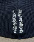 CHROME HEARTS FLORAL CROSS SKULL CAP BEANIE ‘BLACK’