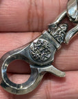 DEAL DESIGN KG CLIP DAGGER KEYCHAIN ‘SILVER’
